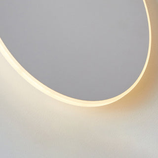 Round metal waterproof LED outdoor wall sconce — minimalist