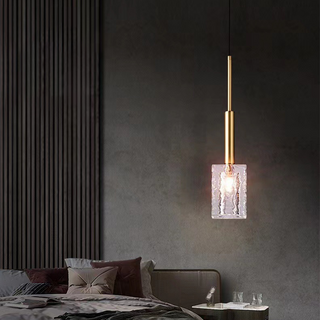 Romantic crystal pendant detail — ambient ceiling fixture