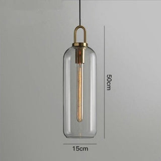 Modern Glass Pendant Light – Adjustable Hanging Single Bulb Fixture for Living Room Lighting