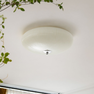 French glass ceiling lamp LED – modern minimalist dining