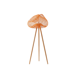 Lampadaire en bambou et rotin – Design trépied naturel avec éclairage LED chaleureux pour salon