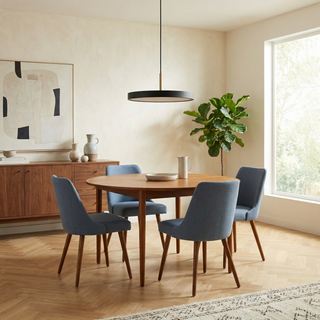 Disc-Shaped Pendant Lamp – Adjustable Hanging Lamp with Acrylic Lampshade Light