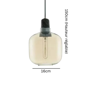 Stained Glass Pendant Light – Modern Pendant Lamp | Soft Diffused Lighting