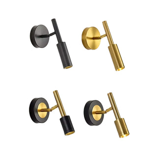 Headboard sconce E27 – warm 3000K black gold bedroom accent light
