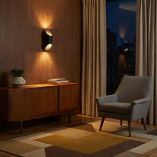 Modern Black Wall Light – Sleek Aluminum Wall Lamp for Living Room & Hallway