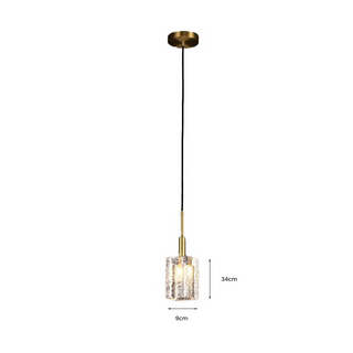 Crystal Ceiling Lamp - Romantic Ambient Pendant Light for Living Room Lighting