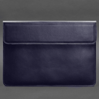 leather laptop sleeve universal magnetic flap closure genuine case set view