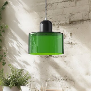 Suspension Bauhaus – Luminaire Moderne en Verre pour Îlot de Cuisine avec Culot E27