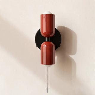Double head modern two light adjustable wall lamp — sconce