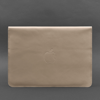 leather laptop sleeve 13 inch handmade crust leather protective cover detail shot