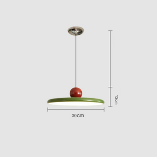 Lampe suspendue nordique - Suspension métallique avec éclairage à lumière chaude pour chambre à coucher