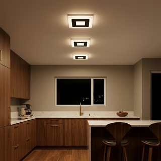 Dimmable Ceiling Light – Compact Metal Fixture with Adjustable LED Lighting