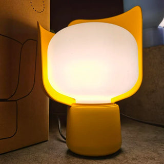 Post modern petal lamp wide view — LED metal warm