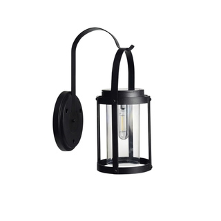 Outdoor Wall Lamp – Black Aluminum LED Modern Exterior Wall Sconce