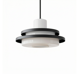 Industrial Glass Pendant Lamp – Modern Industrial Lighting With Iron Finish