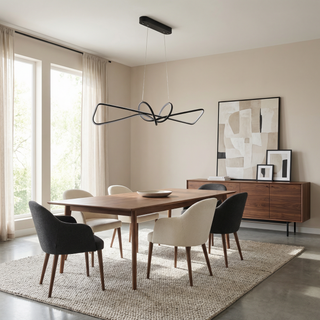 Nebula Pendant Light – Modern Adjustable LED Lighting With Opal Acrylic Lampshade
