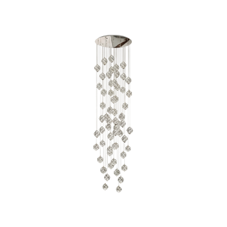 Modern Crystal Chandelier – Dimmable LED Pendant Light | Living Room Lighting