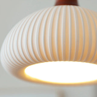 Suspension Vintage en Céramique - Lampe en Céramique Blanche Nordique pour Éclairage de Salle à Manger