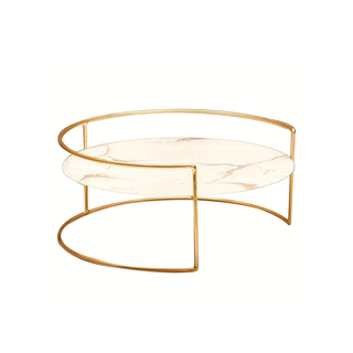 adjustable marble bathroom glass storage rack with metal shelves front view