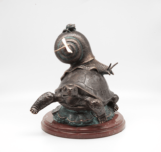 bronze nature inspired limited edition indoor decorative statue set view