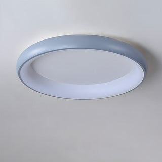 LED Bedroom Ceiling Light - Modern Round Flush Mount Fixture With Soft Glow