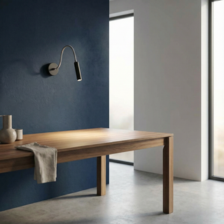 Minimalist Black Wall Light – Adjustable Modern Wall Lighting for Reading Nooks