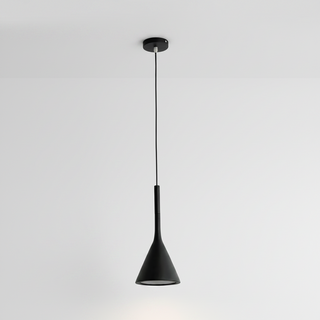 Conical Aluminum Pendant | Adjustable Cable Lighting - Matte Finish Light Fixture