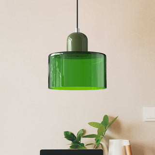 Suspension Bauhaus – Luminaire Moderne en Verre pour Îlot de Cuisine avec Culot E27