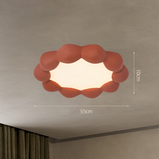 Minimalist Resin Ceiling Light – Modern LED Flush Mount for Dining & Living Room