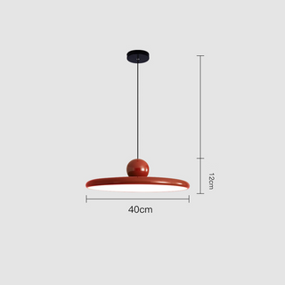 Modern metal ceiling light with warm diffused glow
