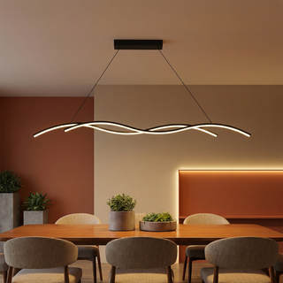 Modern LED Pendant Light – Minimalist Metal Pendant Lamp with Adjustable Lighting