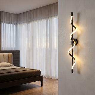 LED Wall Light | SpiraleX Modern Wall Sconce With Dual Directional Light