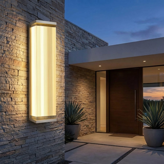 LED Wall Lamp – Outdoor Wall Light | Adjustable Color Temperature | Matte Black Finish