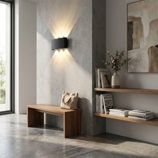 Outdoor LED Wall Light – Bidirectional Up Down Light Fixture | IP54 Rated Aluminum Alloy