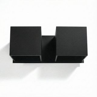 Applique Murale Noire en Aluminium – Applique Murale Moderne | Luminaire d'Accent Contemporain