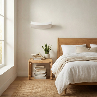 Applique murale moderne en céramique – Éclairage d'appoint en céramique blanc mat