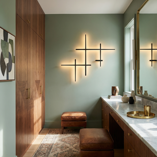 Minimalist LED Wall Light – Modern Living Room Lamp with Soft Ambient Lighting