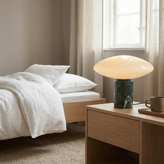 Vintage Marble Table Lamp – Nordic Retro Style Lighting | Easy To Assemble