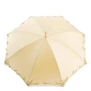 Ivory woman handmade Italian brass handle gift box umbrella top