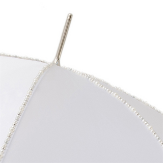 Wedding pearl elegant bridal handmade Italian jeweled brass umbrella handle