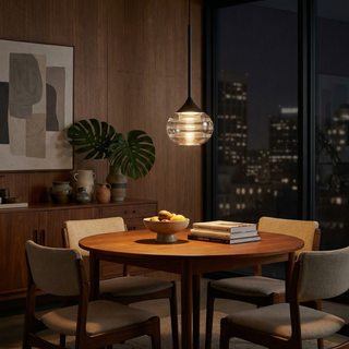 Crystal LED Pendant Light – Modern Dimmable Fixture with Remote Control