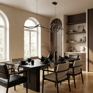 LED Pendant Light – Modern Pendant Lamp with Adjustable LED Lighting & Sculptural Silhouette