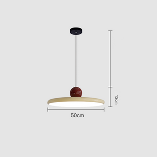 Lampe suspendue nordique - Suspension métallique avec éclairage à lumière chaude pour chambre à coucher