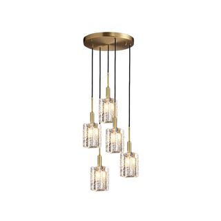 Crystal Ceiling Lamp - Romantic Ambient Pendant Light for Living Room Lighting