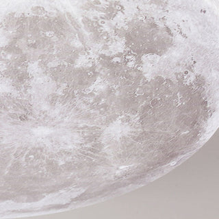 Plafonnier LED Lune - Luminaire Moderne Rond avec Éclairage Doux