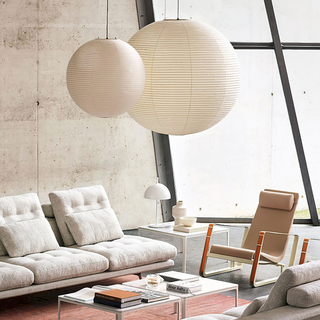 White Paper Lantern Nordic Pendant Lighting – Scandinavian Modern Hanging Lamp