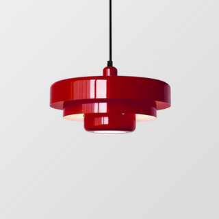 Dining room pendant with rustic round iron fixture