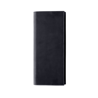 leather bound notebook elegant leather desk planner weekly schedule organizer front view