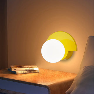 Colorful indoor modern irregular wall sconce ambient