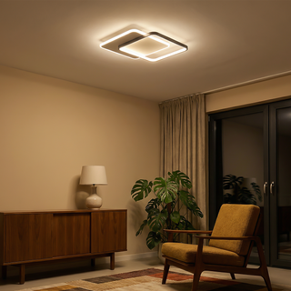 Dimmable LED Ceiling Light – Modern Frosted Design with Adjustable Soft Lighting